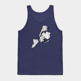 Five Boroughs NYC Map Tank Top